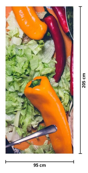Fototapet pentru ușă - Legume (95x205cm)