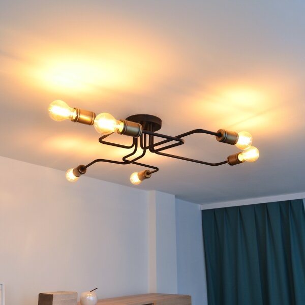 LED Lustră aplicată TUBE 6xE27/15W/230V