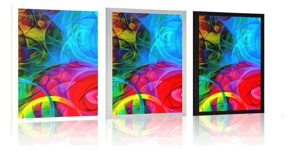Poster abstracție plină de culori