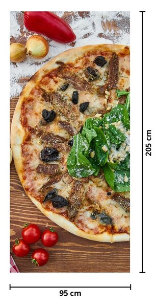 Fototapet pentru ușă - Pizza (95x205cm)