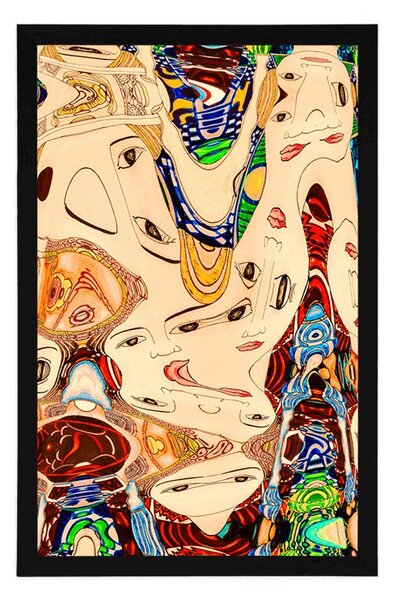 Poster mamă în design abstract
