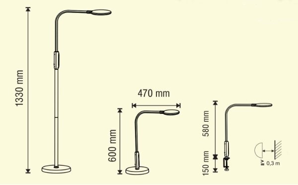 Lampă LED dimabilă 3 în 1 LED/12W/230V albă CRI 90 + telecomandă