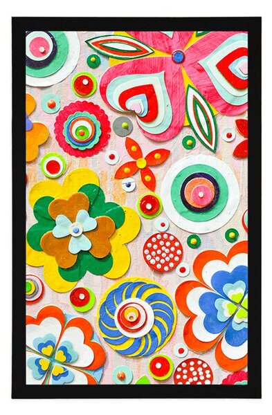 Poster abstracția florilor