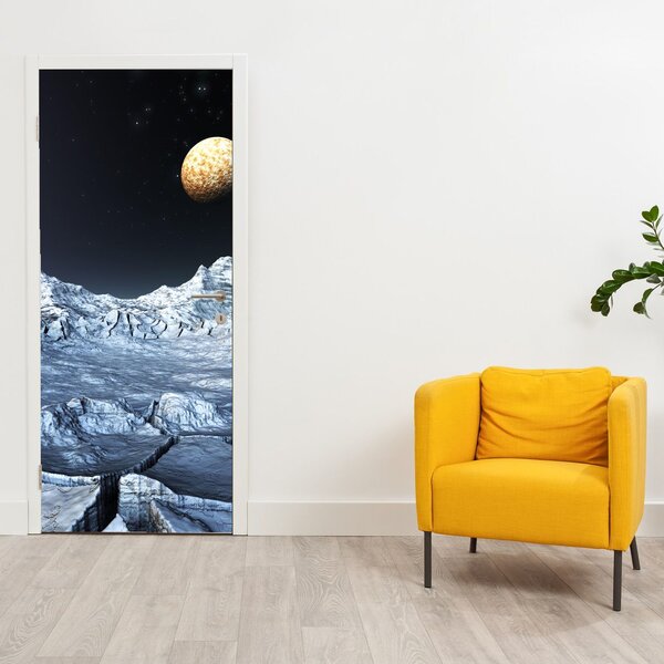 Fototapet pentru ușă - Univers (95x205cm)