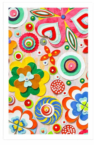 Poster abstracția florilor