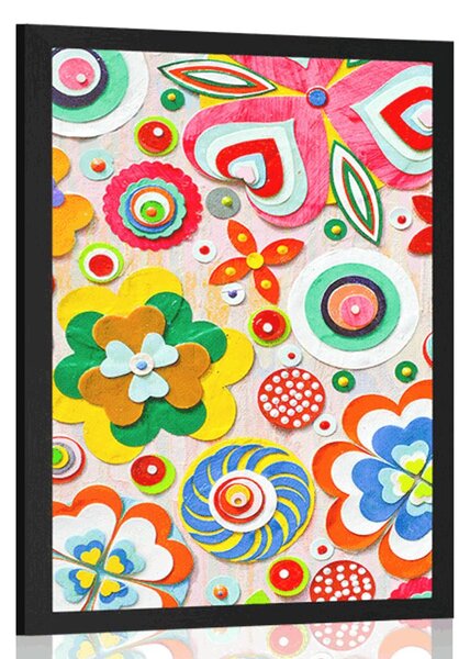 Poster abstracția florilor