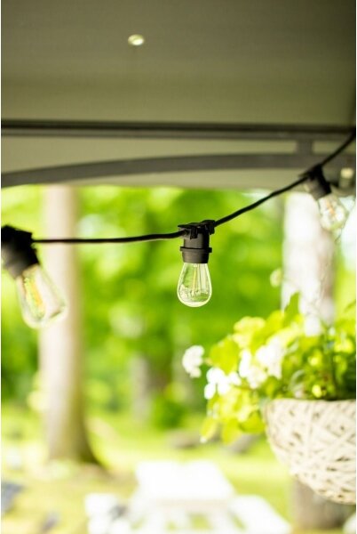 Lanț decorativ de exterior MIMOSA 20xE27/1,3W/230V IP44 20m