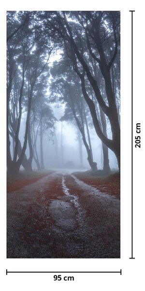 Fototapet pentru ușă - Intr-o zi ploioasă (95x205cm)
