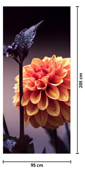 Fototapet pentru ușă - Floricică (95x205cm)