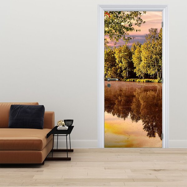 Fototapet pentru ușă - După râu (95x205cm)