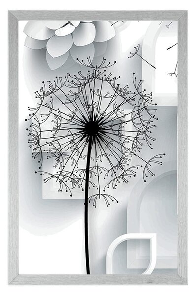 Poster păpădie în design modern