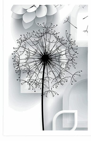 Poster păpădie în design modern