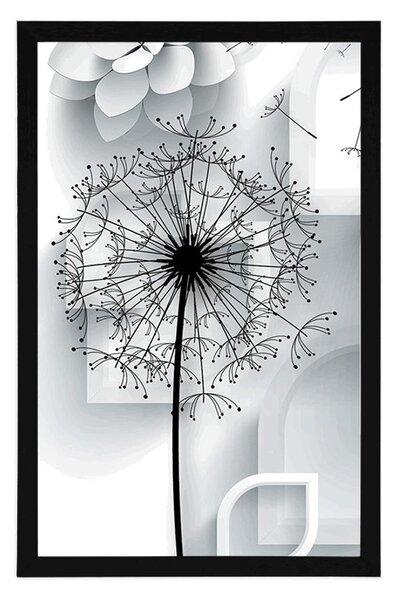 Poster păpădie în design modern