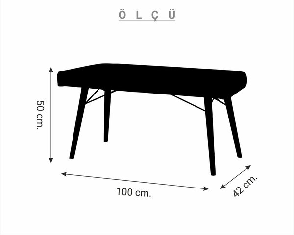 Banca Aras HAMAN 48X100X42
