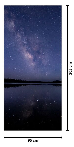 Fototapet pentru ușă - Cerul noaptea (95x205cm)