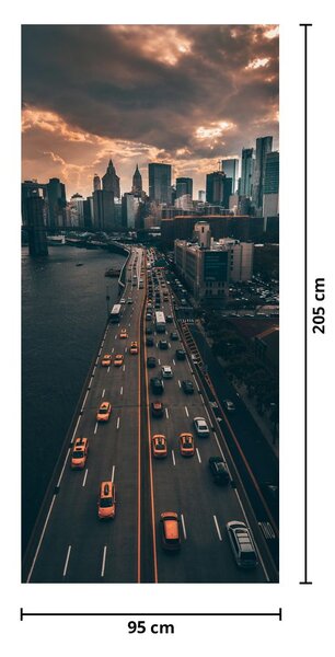 Fototapet pentru ușă - Manhattan (95x205cm)