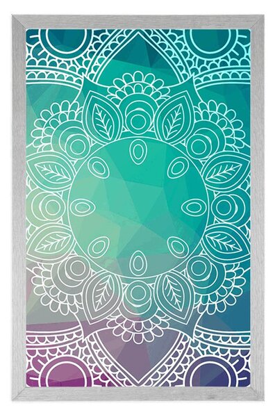 Poster Mandala pastelată