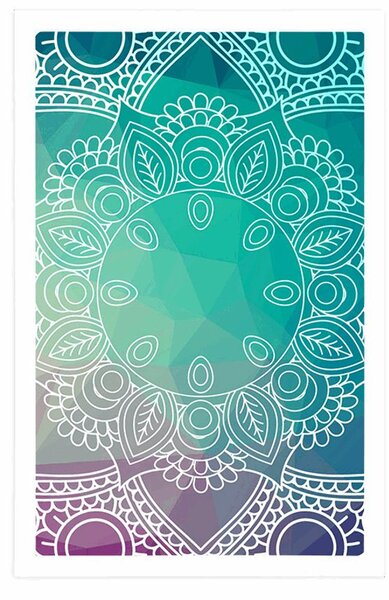 Poster Mandala pastelată