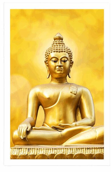 Poster statuie Buddha de aur