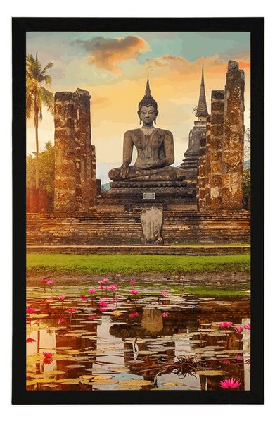 Poster Statuia lui Buddha în parcul Sukhothai