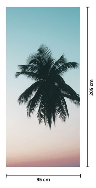 Fototapet pentru ușă - Palmieri în Bali (95x205cm)