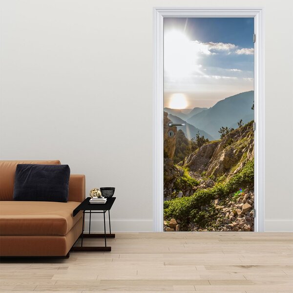 Fototapet pentru usa - Muntele Olymp (95x205cm)
