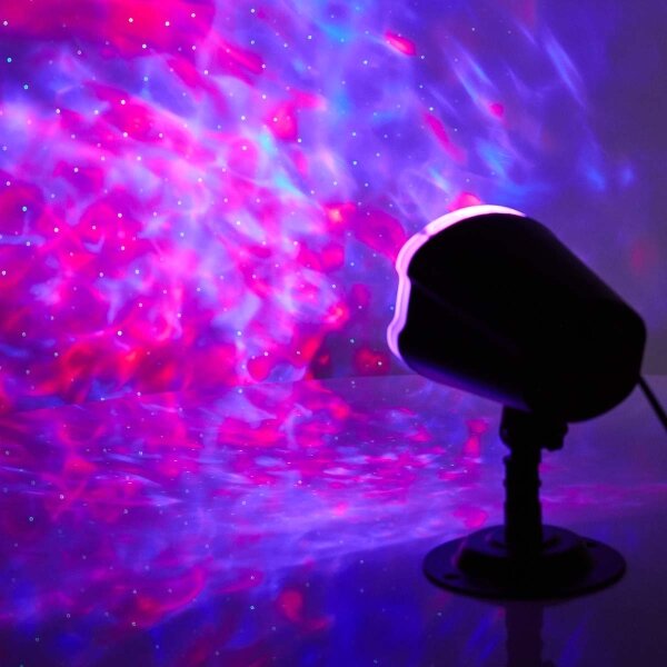 Proiector LED laser 6W/230V IP65 Nedis CLPR3 + telecomandă