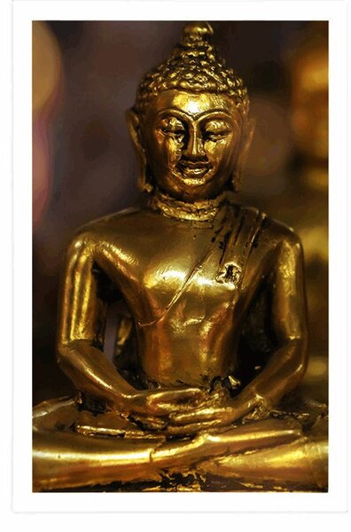 Poster Buddha cu fundal abstract