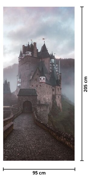 Fototapet pentru ușă - Eltz Castle (95x205cm)