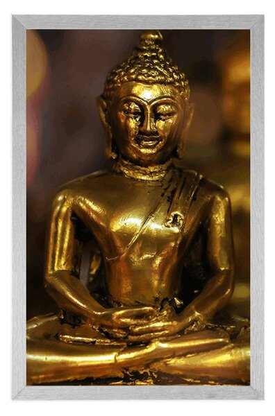 Poster Buddha cu fundal abstract