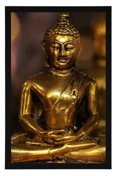Poster Buddha cu fundal abstract