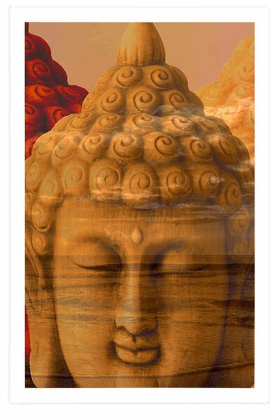 Poster forme de Buddha