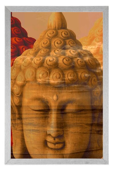 Poster forme de Buddha