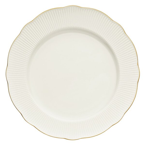 Set farfurii servire, 24 bucati Luccevana Blue Alb 22x22x2 cm