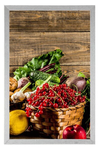 Poster fructe si legume proaspete