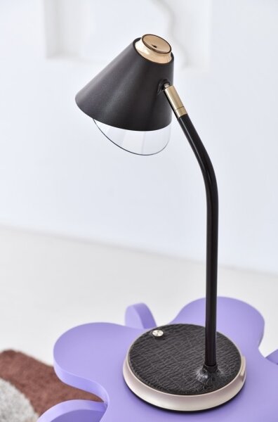 Immax 08971L - Lampă de birou LED reglabilă FINCH LED/9W/12/230V maro/auriu