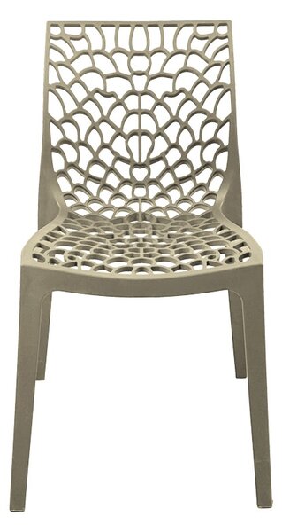 Scaun Hush, Pako World, PP, Cappuccino, 50x57x81 cm