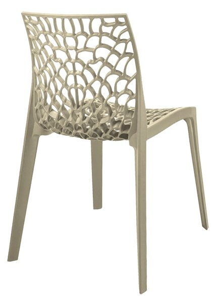 Scaun Hush, Pako World, PP, Cappuccino, 50x57x81 cm