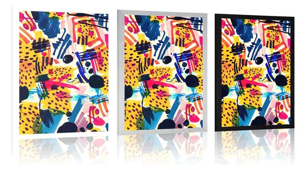 Poster abstracție pop art