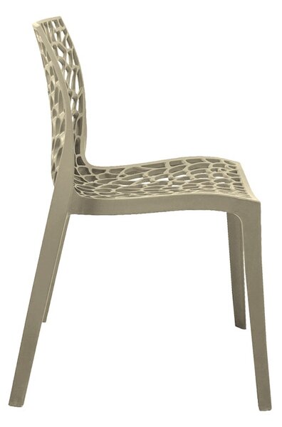 Scaun Hush, Pako World, PP, Cappuccino, 50x57x81 cm