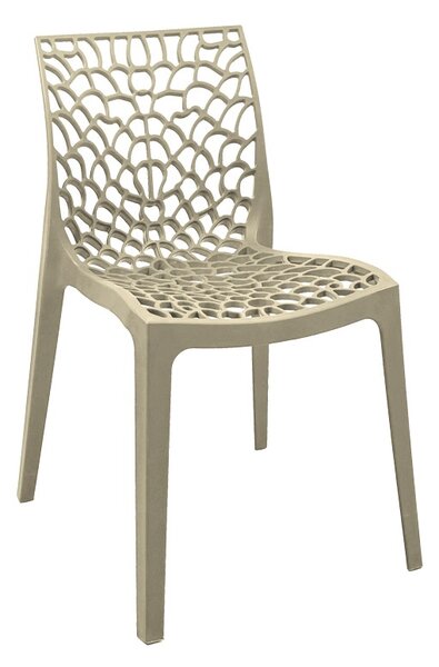 Scaun Hush, Pako World, PP, Cappuccino, 50x57x81 cm