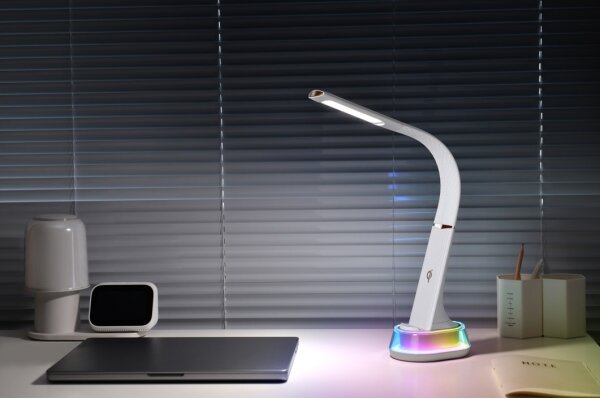 Immax 08974L - Lampă de birou LED RGB dimabilă CORELLA LED/7W/12/230V albă