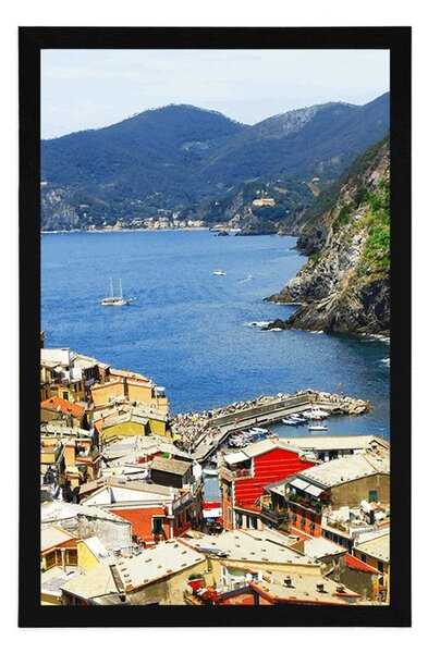 Poster coasta frumoasă a Italiei