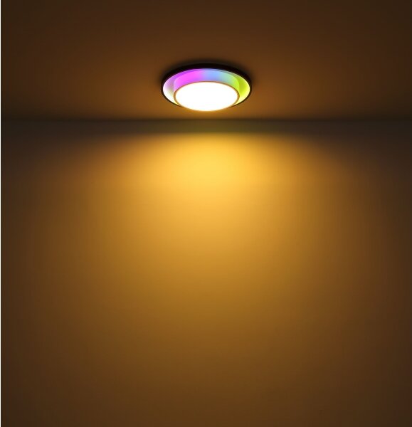 Plafonieră LED RGBW dimabilă MORGAN LED/21W/230V Globo 41390-21 + telecomandă