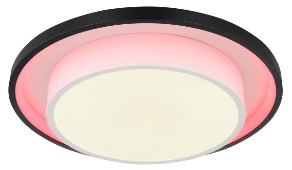 Plafonieră LED RGBW dimabilă MORGAN LED/21W/230V Globo 41390-21 + telecomandă