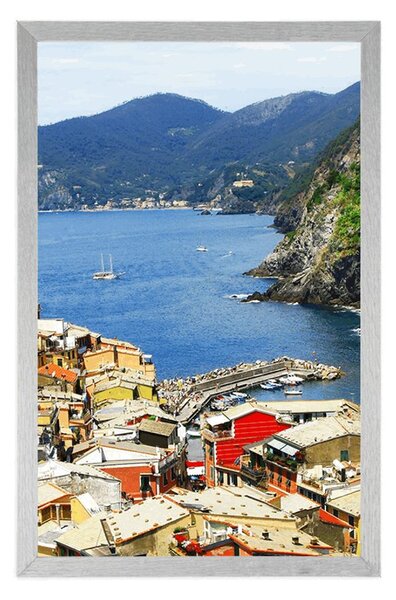 Poster coasta frumoasă a Italiei