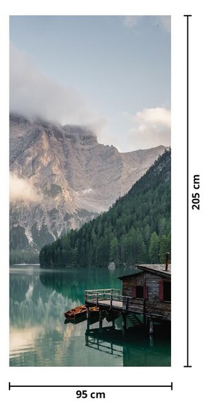 Fototapet pentru ușă - Lake Prags (95x205cm)