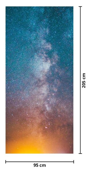 Fototapet pentru ușă - Calea Lactee (95x205cm)