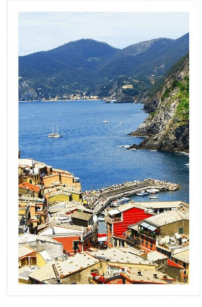 Poster coasta frumoasă a Italiei