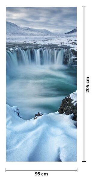 Fototapet pentru ușă - Cascada zeilor (95x205cm)